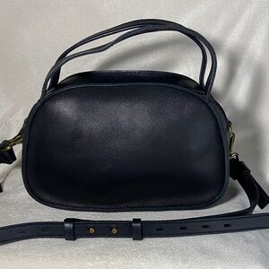 Madewell The Sydney Zip-Top Crossbody Bag in True Black EUC